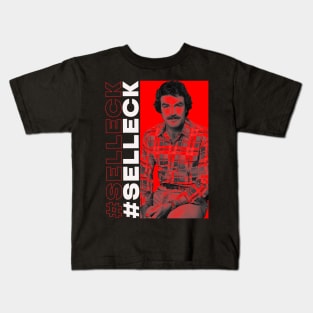 SELLECK RED SPACE Kids T-Shirt